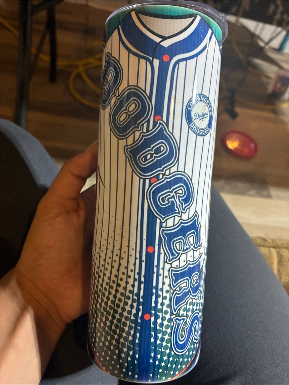 Dodgers homemade tumbler